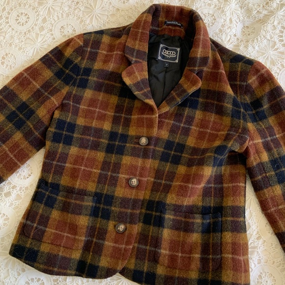 G2000 wool plaid blazer coat - Picture 3 of 4